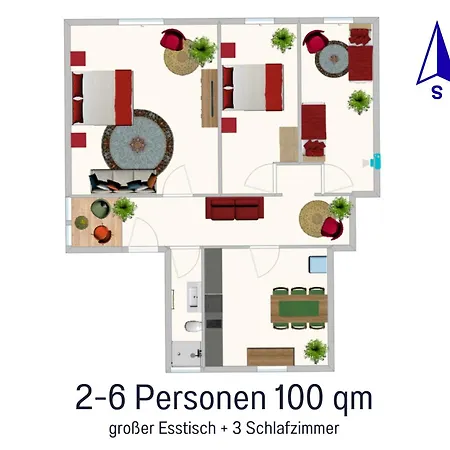 - 3 Schlafzimmer Fuer 6 Gaeste - 100 M2 Fuer Freunde & Familien - Grosse Kueche & Tisch Fuer 6 - Kostenlos Parken - Bahnhof 5 Min - Zentrum 10 Min - Jugendstilvilla Mit Bergblick - Gaestekarte Inklusiv Apartmán *