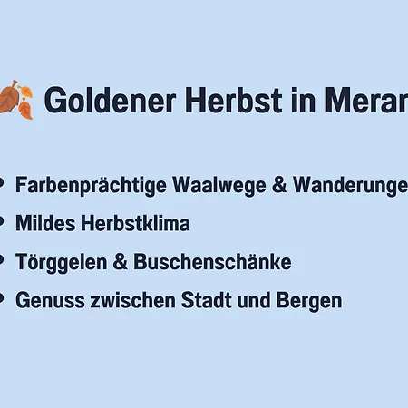 Goldener Herbst In Meran - 