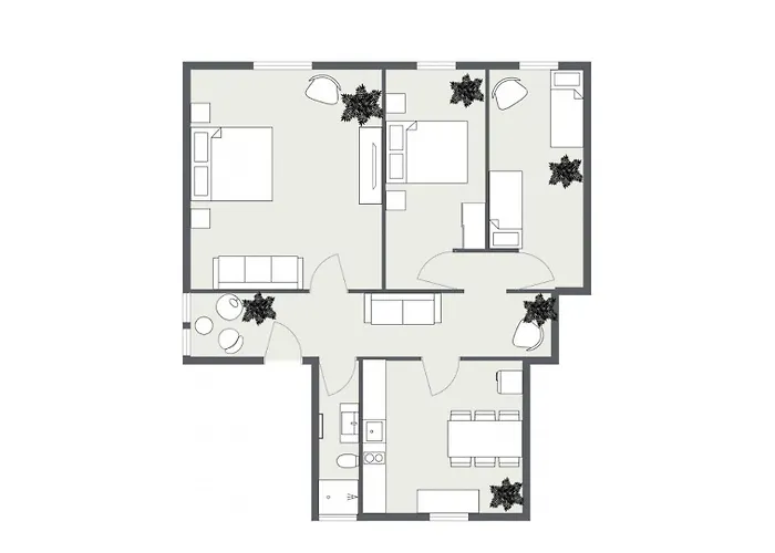 3-zimmer-appartement In Privatvilla, Zentrum, Kostenloser Parkplatz Mit Gästekarte